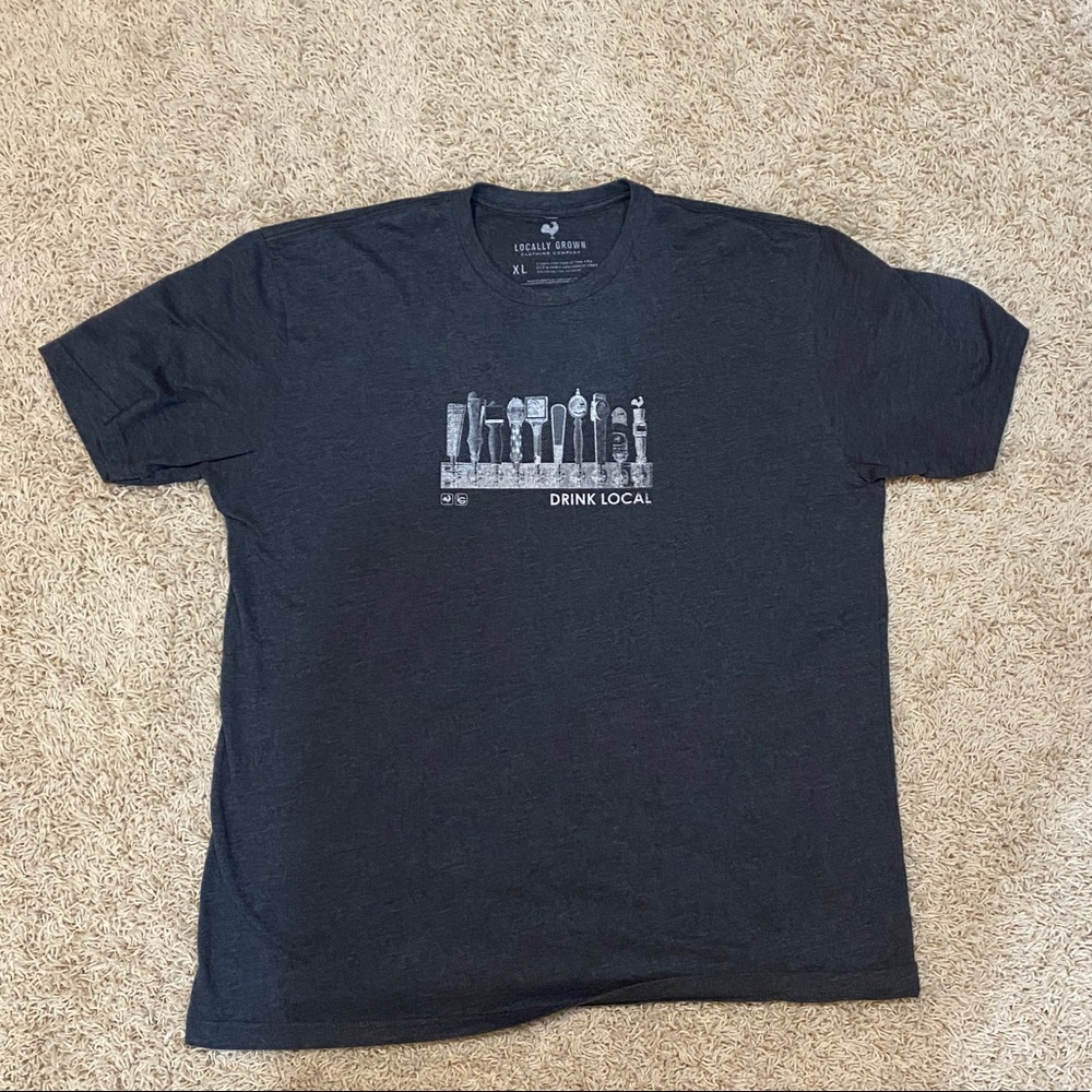 Locally Grown “Drink Local” Tee (XL)